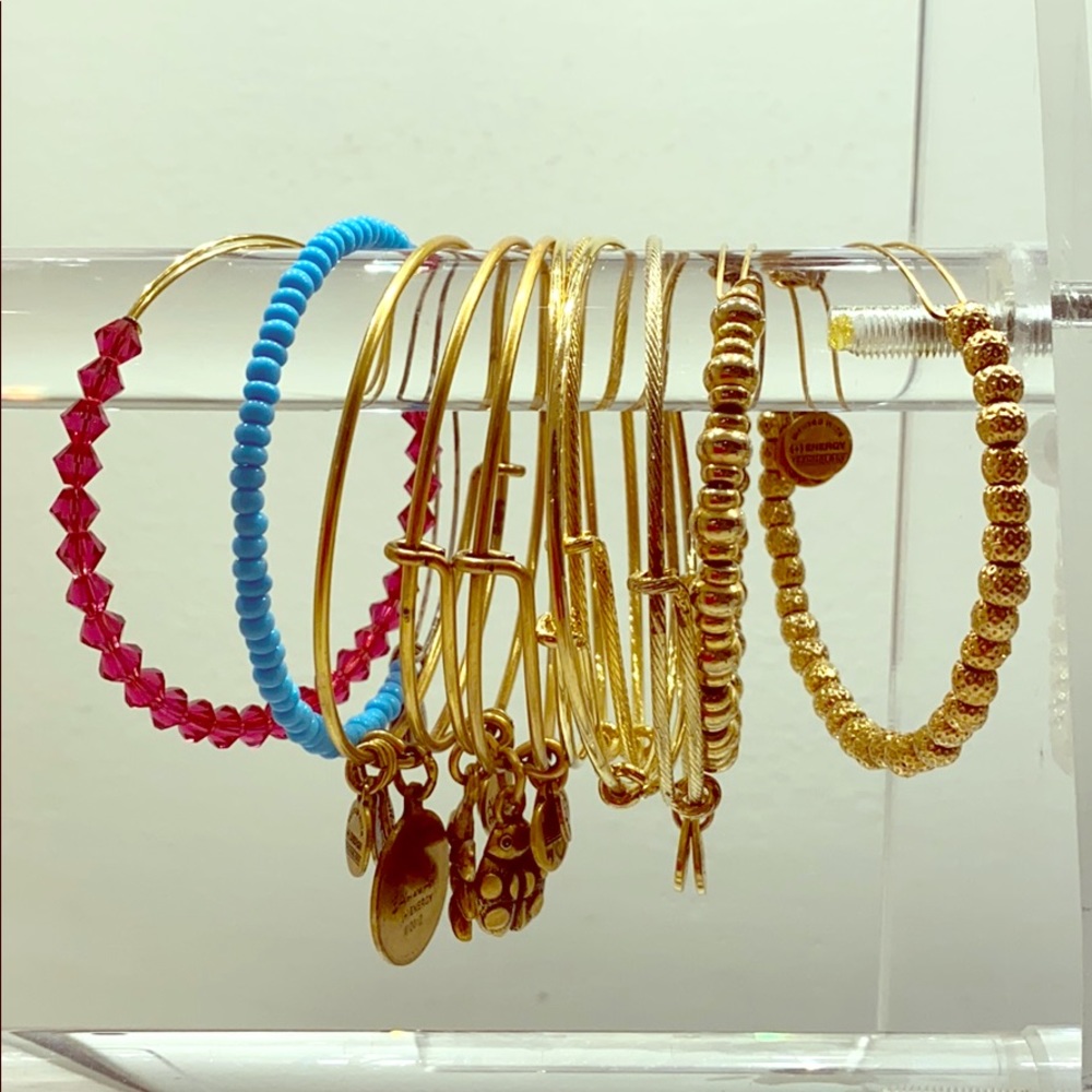 Alex and Ani Gold Bracelets
